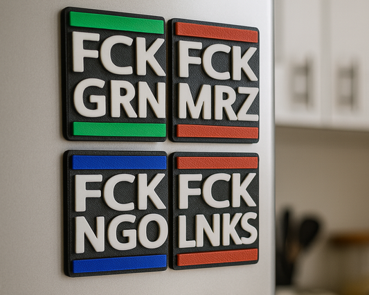 4er Set Kühlschrankmagnete